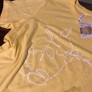 Yellow bunny 🐰 rabbit tee